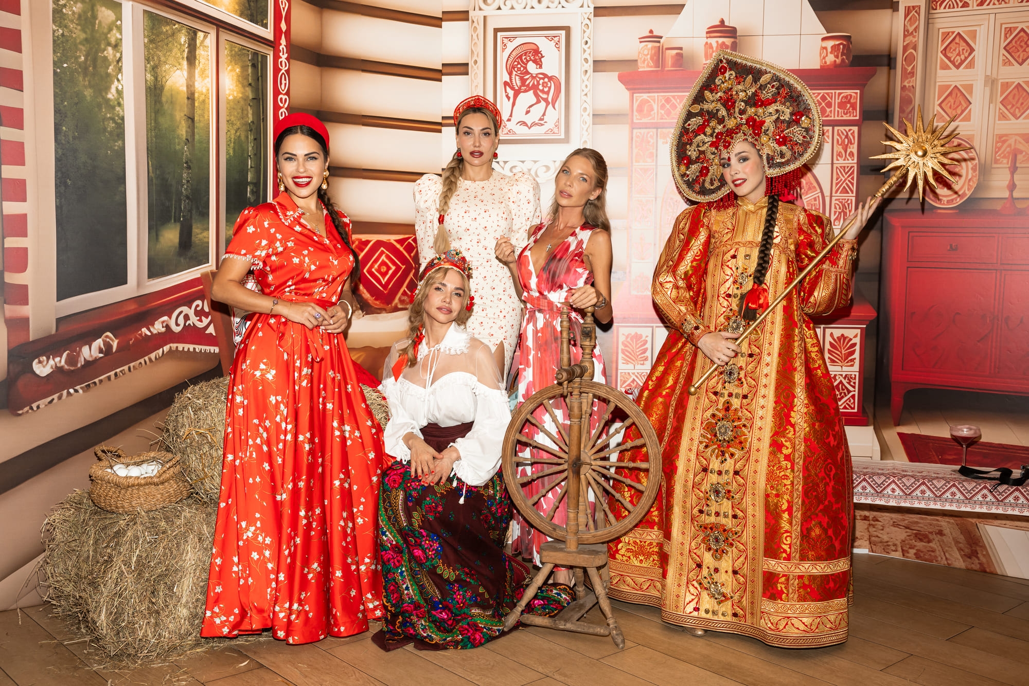 Фотосессия в русско-народных костюмах