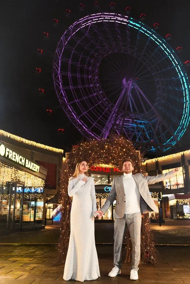 Эффектное завершение вечера