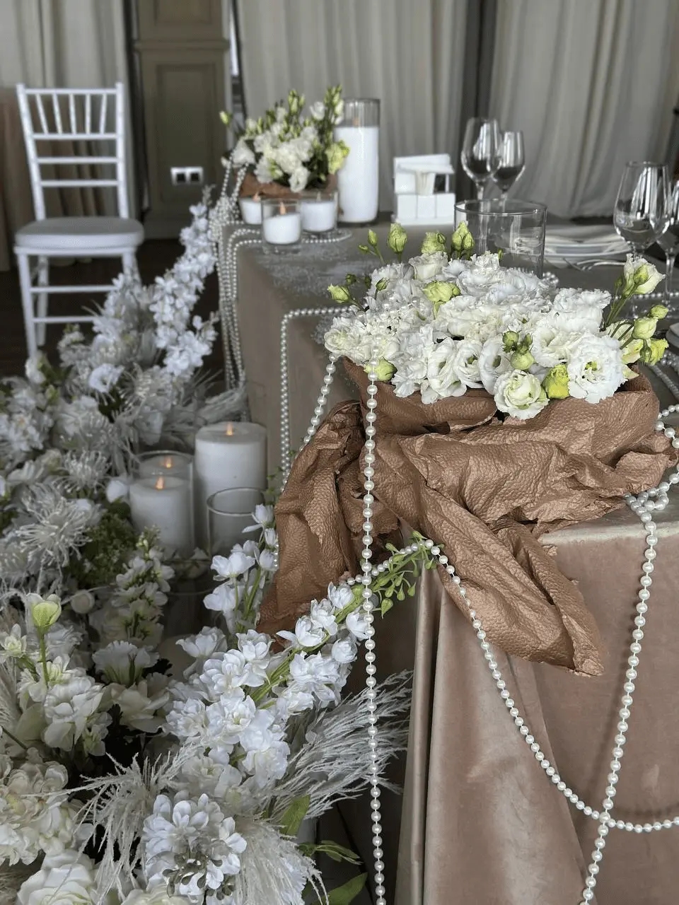 Оформление живыми цветами Оформление живыми цветами